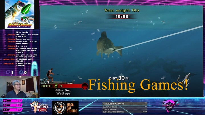 [PRG - Pinoy Retro Gaming] Let's play some fishing games!!! - Retro Stream 20230324