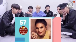 BTS new reaction video to||THE MOST BEAUTIFUL WOMAN IN THE PHILIPPINES 2020