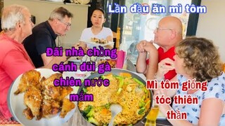 Cánh đùi gà chiên nước mắm đãi nhà chồng lần đầu ăn mì tôm/Cuộc sống pháp/Ẩm thực miền Tây Việt Nam