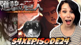 WE CONTINUE FORWARD | Attack On Titan FINAL Season 4 Episode 24 | REACTION