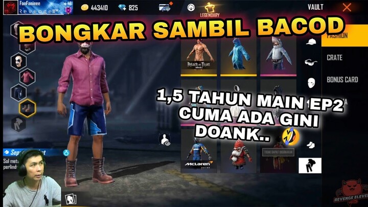 BONGKAR VAULT SETELAH 1,5 TAHUN MAIN FF.. GAK ADA ISI NYA KWKWWK MENGSEDIH...😭😀😂😭😀😂