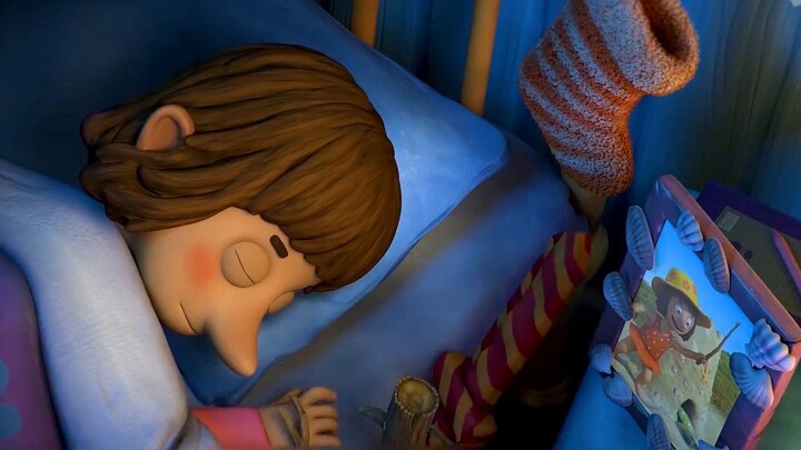 The man who has to go home after all the hardships is really touching, the warm animation "Wooden Ma