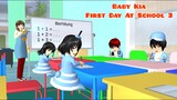 Baby Kia Hari Pertama Sekolah 3 | Ica Alwi Family Vlog | Drama Sakura School Simulator