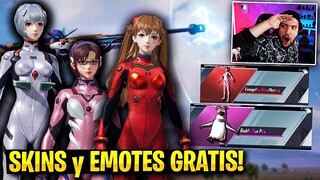 SKINS y EMOTES GRATIS en PUBG MOBILE EVANGELION - COMO CONSEGUIR EL PINGÜINO?