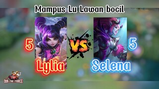 5 Lylia Vs 5 Selena | AUTO MAMPUS LU LELE 🤣🤣🔥||Mode Miror