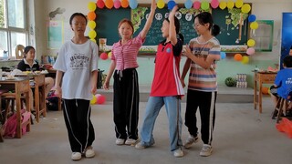 A rural kid taught himself the explosive BLACKPINK dance!