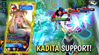 KADITA SUPPORT IS STILL THE BEST! 🔥 | KADITA BEST BUILD 2022 | TOP GLOBAL KADITA GAMEPLAY