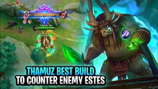 Thamuz Best Item To Counter Enemy Estes | General Kai Kung Fu Panda | Mobile Legends: Bang Bang