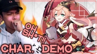 SHE'S FLAMES!! | Character Demo - "Yanfei: Legal Expertise" Reaction