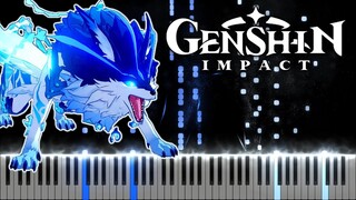 Genshin Impact - Symphony of the Boreal Wind (Wolf Boss Battle) Piano Version