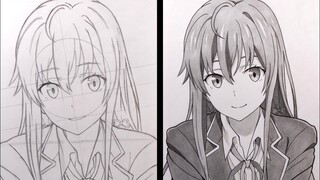 How to Draw Yukino Yukinoshita - Oregairu