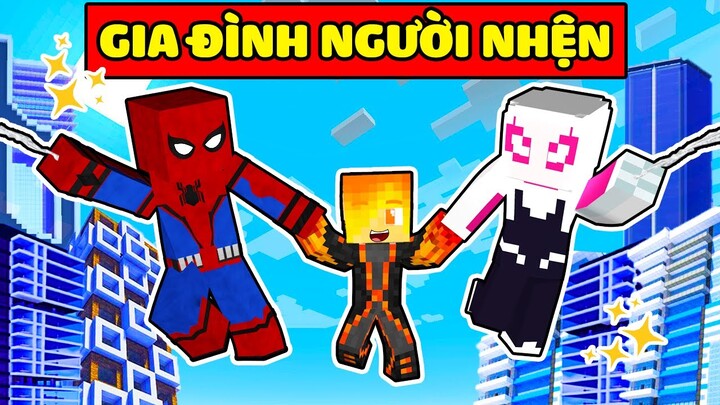 JACKVN EM BÉ ĐƯỢC NHẬN NUÔI BỞI GIA ĐÌNH NGƯỜI NHỆN TRONG MINECRAFT*TRỞ THÀNH NGƯỜI NHỆN