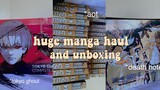 huge manga haul and unboxing.
