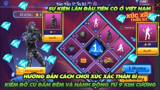 Free Fire| Hướng dẫn cách chơi xúc xắc thần bí lấy đồ cú đấm đêm và hành động từ 9kc