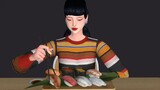 【Hal-hal kecil】Makan sushi hari ini