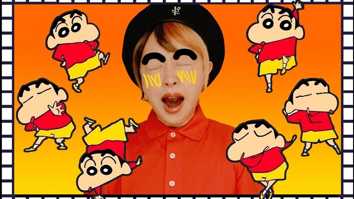 How to talk like Crayon Shin-chan? I have nothing to do. I am studying blindly at home.