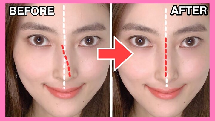 Massage to Fix Asymmetrical Nose | Make Your Nose More Symmetrical in 3 mins!