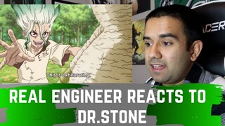 Real Engineer Reacts to Dr. Stone | Anime