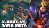 X-Borg vs 3 Tanks Meta // Mobile Legends