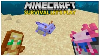 BLUE AXOLOTL | Minecraft Survival Let's Play (Filipino) Episode 59