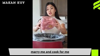 Marry me and cook with me