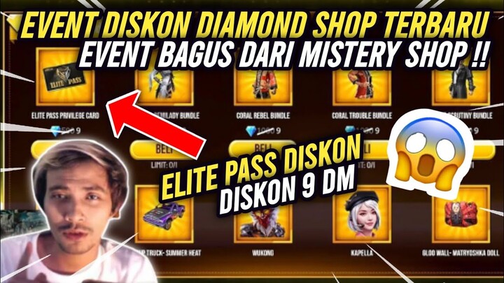 ELITE PASS DISKON 9 DM❗EVENT GOLD DIAMOND SHOP FREEFIRE