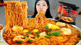 ASMR MUKBANG| 직접 만든 순두부 신라면 먹방 & 레시피 FIRE NOODLES SHIN RAMYUN EATING