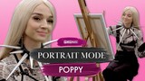 Poppy Paints A Self-Portrait And Talks 'I Disagree' | Portrait Mode | PopBuzz Meets