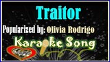 Traitor Karaoke Version by Olivia Rodrigo- Minus One- Karaoke Cover