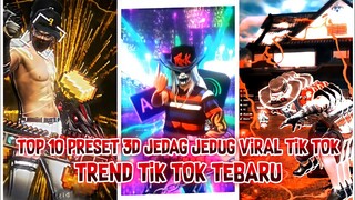 10 PRESET ALIGHT MOTION FF 3D JEDAG JEDUG VIRAL TIK TOK 🎶🔥