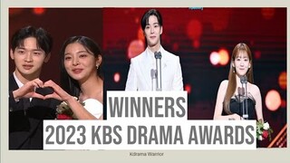 Full LIST OF Winners Of The 2023 KBS Drama Awards II 2023 KBS DRAMA AWARDS WINNERS