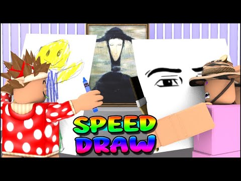 Watch me embarrass myself in Roblox Speed draw (Cringe) - BiliBili