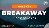 Breakaway - Kelly Clarkson (Male Key - Piano Karaoke)