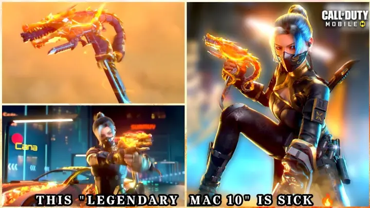 This"Legendary Mac 10" Has the best "Kill effect"|"Shadowfall"character skin | DragonFire Lucky Draw