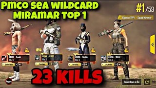 PMCO SEA WILDCARD QUALIFIERS 23 KILLS | AKUMA • VIRGO POV [PUBG MOBILE] IPHONE 11 PRO MAX GAMEPLAY