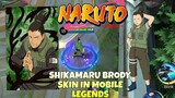 Shikamaru Brody skin in  Mobile Legends