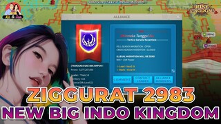 NEW BIG INDO KINGDOM, ZIGGURAT 2983!!! (RISE OF KINGDOMS)