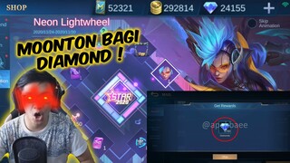 TERKEJUT MOONTON BAGI DIAMOND !! 24,000 DIAMOND BORONG STARLIGHT KARRIE SKIN NEON LIGHTWHEEL !! MLBB