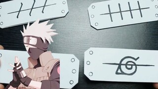 1 lembar kertas putih menjadi seperti pelindung dahi Naruto asli!