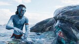 Lo'ak Becomes Friends With Tulkun Scene | AVATAR 2 THE WAY OF WATER (2022) Movie CLIP 4K