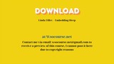 Linda Tilley – Embedding Sleep – Free Download Courses