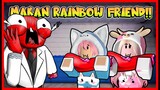 ATUN & MOMON MAKAN RED & PINK RAINBOW FRIEND !! ENAK BANGET !! Feat @MOOMOO.