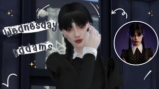 คนเดียวที่จะทรมารน้องชายฉันได้ก็คือฉัน!! | 🕸🕷wednesday addams | The sims 4 Create sim