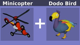 Minicopter + Dodo Bird (Roblox Bedwars)