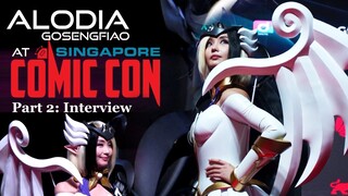 ALODIA GOSENGFIAO at SG COMIC CON 2019 Part 2 Interview