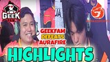 GEEKFAM DEFEATS AURAFIRE | FULLGAME HIGHLIGHTS | MPL ID S13 WEEK 9 DAY 1