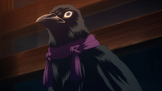 "Aizome Crow" I always feel that this crow has two faces. Do you usually use this voice when the lor