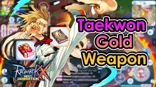 [ROX] Changing To Gold Weapon. Taekwon Build Progress | King Spade