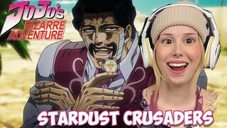 DARBY THE GAMBLER JJBA Stardust Crusaders Episode 34 REACTION