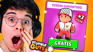 BUGARAM A NOVA OFERTA E DERAM UMA SKIN DE GRAÇA NO STUMBLE GUYS!